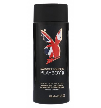 PLAYBOY SWINGIN LONDON GEL & CHAMPÚ 400 ml