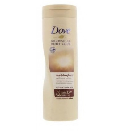 DOVE VISIBLE GLOW LOCIÓN AUTOBRONCEADORA MEDIUM-DARK SKIN 400 ml