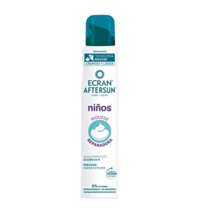 ECRAN AFTERSUN NIÑOS MOUSSE REPARADORA 200 ml