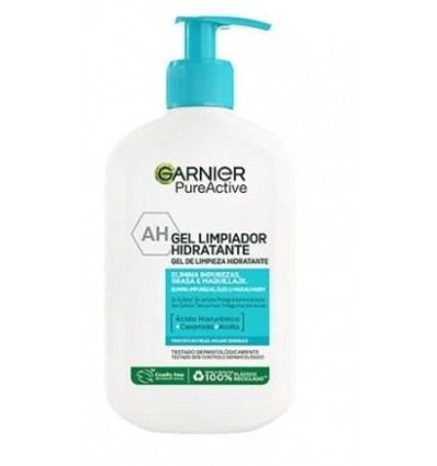 GARNIER PURE ACTIVE GEL LIMPIADOR HIDRATANTE 250 ml