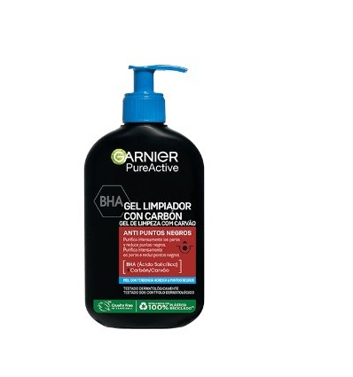 GARNIER PURE ACTIVE GEL LIMPIADOR CON CARBÓN 250 ml