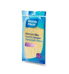 MUNDO FLORAL MANOPLA DE RIZO 2 UNIDADES