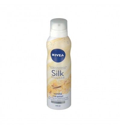 NIVEA SILK MOUSSE GEL VANILLA CARAMEL 200 ml