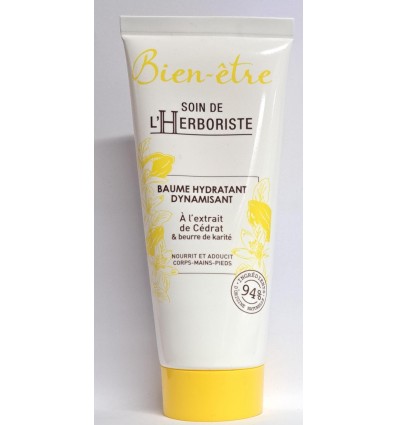 BIEN ETRE BAUME HYDRATANT DYNAMISANT A L EXTRAIT DE CEDRAT 100 ml