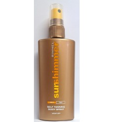 RIMMEL SUNSHIMMER LIGHT TAN SELF TANNING BODY SPRAY 125 ml