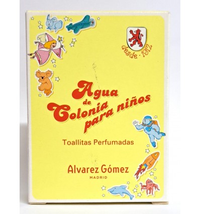 ALVAREZ GOMEZ AGUA DE COLONIA PARA NIÑOS TOALLITAS PERFUMADAS 10 unidades