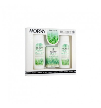 MORNY ALOE VERA SET GEL 200 ml + JABÓN 100 g + BODY LOTION 200 ml