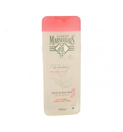 LE PETIT MARSEILLAIS SAVIA DE ALOE VERA & FLOR DE MANZANO GEL HIPOALERGÉNICO 400 ml