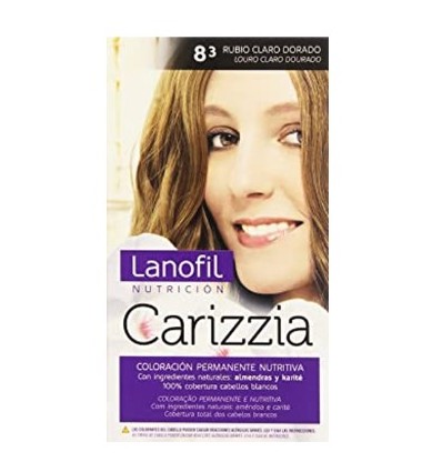 LANOFIL CARIZZIA TINTE 8.3 RUBIO CLARO DORADO