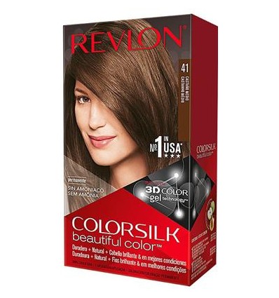 REVLON COLORSILK TINTE SIN AMONIACO 41 CASTAÑO MEDIO