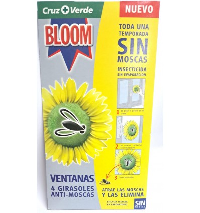 BLOOM VENTANAS 4 GIRASOLES ANTI-MOSCAS