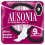 AUSONIA ULTRAFINA DÍA Y NOCHE CON ALAS 9 COMPRESAS