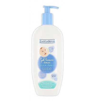 EVOLUDERM BEBE GEL LIMPIADOR CUERPO Y CABELLO 500 ml