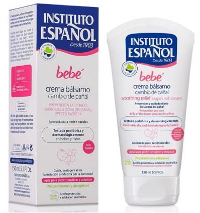 INSTITUTO ESPAÑOL BEBÉ CREMA BÁLSAMO CAMBIO DE PAÑAL 150 ml