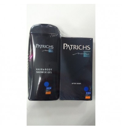 PATRICHS NOIR AFTER SHAVE 75 ml + GEL&CHAMPÚ 250 ml