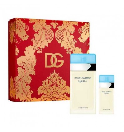 DOLCE & GABBANNA LIGHT BLUE EDT 200 ml SPRAY + EDT 20 ml SPRAY WOMAN