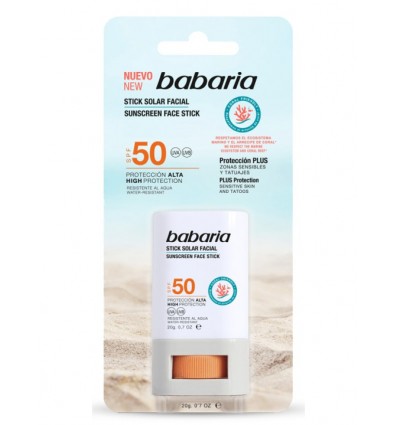 BABARIA STICK SOALR FACIAL SPF 50 20 ml
