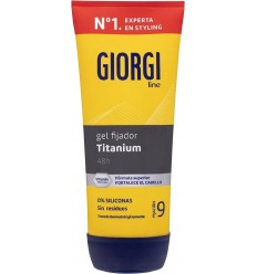 GIORGI GEL FIJADOR TITANIUM FIJACIÓN 9 170 ml