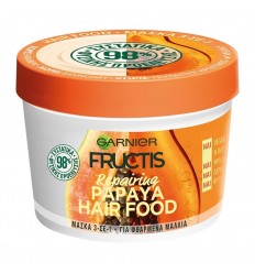 FRUCTIS HAIR FOOD PAPAYA MASCARILLA REPARADORA 390 ml