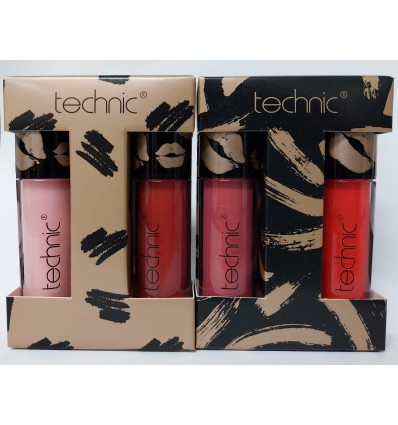 2 unidades TECHNIC GLOSSY TOP DUO Ref. 991206 ( 4 barras de tonos distintos )
