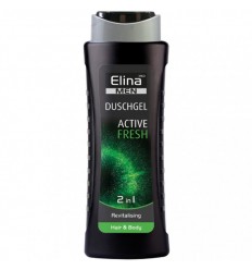 ELINA MEN ACTIVE FRESH GEL DE DUCHA 2 EN 1 CUERPO Y CABELLO 300 ml