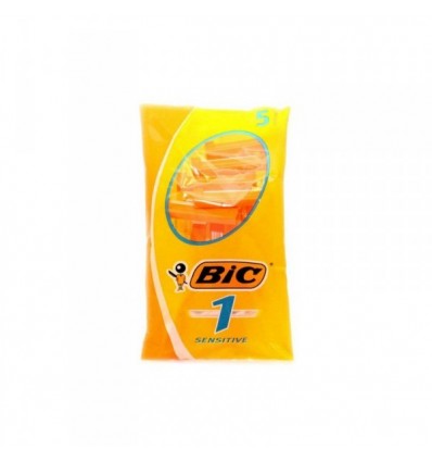 BIC 1 HOJA CUCHILLAS AFEITADO 5 UNIDADES