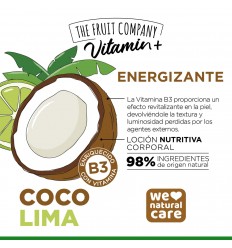 THE FRUIT COMPANY COCO LIMA ENERGIZANTE LOCIÓN NUTRITIVA CORPORAL 200 ml