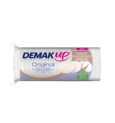 DEMAK UP ORIGINAL ORIGINAL ALGODON DESMAQUILLANTE 60 UNIDADES