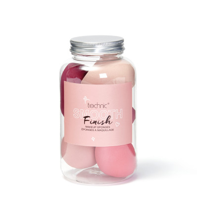 TECHNIC SMOOTH FINISH ESPONJAS MAQUILLAJE TARRO CON 5 u Ref 994214
