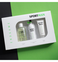 SPORTMAN ENDGAME EDT 150 ml SPRAY + AFTER SHAVE BALM 75 ml + SHOWER GEL 100 ml
