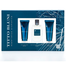 TITTO BLUNI UOMO EDT 75 ml SPRAY + AFTER SHAVE BLAM 75 ml + GEL 75 ml TITTO BLUNI UOMO EDT 75 ml SPRAY + AFTER SHAVE BLAM 75 ml + GEL 75 ml