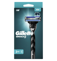 GILLETTE MACH 3 PACK MANGO + 3 RECAMBIOS GILLETTE MACH 3 PACK MANGO + 3 RECAMBIOS