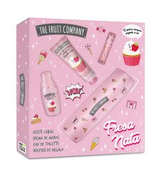 THE FRUIT COMPANY FRESA NATA EDT 40 ml SPRAY + CREMA DE MANOS 50 ml + ACEITE LABIAL 3.6 ml + NECESER