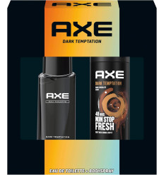 AXE DARK TEMPTATION EDT 75 ml SPRAY +DEO SPRAY 150 ml
