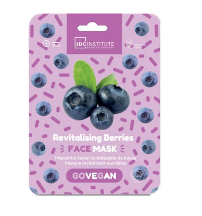 IDC SKINCARE ESSENTIALS SHEET MASCARILLA FACIAL FRUTOS ROJOS Ref. 85102