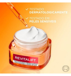 LOREAL REVITALIFT CREMA ALISADORA DE POROS VITAMINA C + ÁCIDO SALICÍLICO 50 ml LOREAL REVITALIFT CREMA ALISADORA DE POROS VITAMINA C + ÁCIDO SALICÍLICO 50 ml
