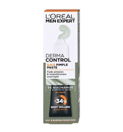 LOREAL MEN EXPERT DERMA CONTROL S.O.S. PIMPLE PASTE 45 ml