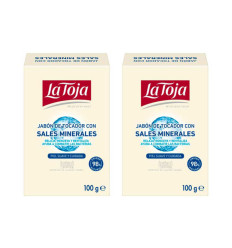 LA TOJA JABÓN DE TOCADOR CO NSALES MINERALES 2 X 125 g