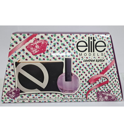 ELITE MODELS LONDON QUEEN EDT 50 ml SPRAY + BOLSO DE REGALO