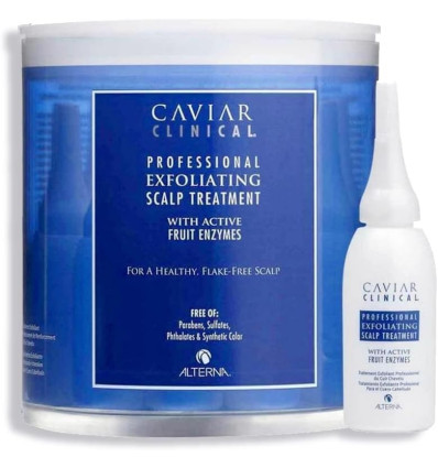 ALTERNA CAVIAR CLINICAL PROFESSIONAL TRATAMIENTO EXFOLIANTE CUERO CABELLUDO 12 X 15 ml
