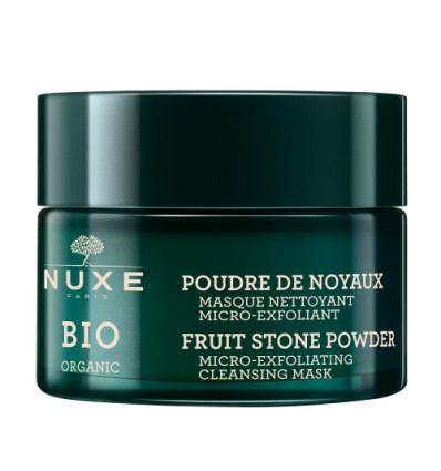 NUXE BIO ORGANIC POLVO NATURAL DE HUESOS DE FRUTAS MASCARILLA LIMPIADORA MICRO-EXFOLIANTE 50 ml