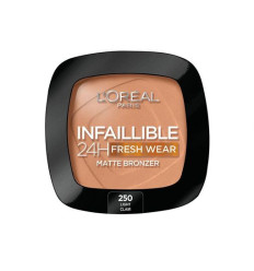 LOREAL INFAILLIBLE 24H FRESH WEAR MATTE BRONZER POLVO BRONCEADOR 250 LIGHT CLAIR 9 g