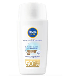NIVEA SUN FLUIDO DIARIO ULTRA LIGERO SPF50 TONO MEDIO 40 ml NIVEA SUN FLUIDO DIARIO ULTRA LIGERO SPF50 TONO MEDIO 40 ml