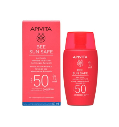 APTIVITA BEE SUN SAFE SPF 50 FLUIDO FACIAL INVISIBLE TOQUE SECO 50 ml NO COMEDOGÉNICO