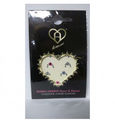 ACCESORI ADHESIVOS UÑA HEART & FLOWER ref 90628