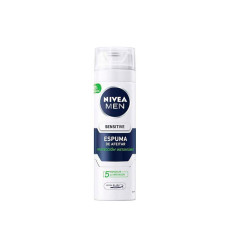 NIVEA MEN SENSITIVE ESPUMA DE AFEITAR 0% ALCOHOL 200 ML