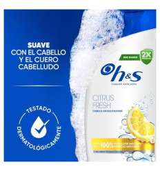 H&S CITRUS FRESH CHAMPÚ ANTICASPA CABELLO GRASO 330 ml