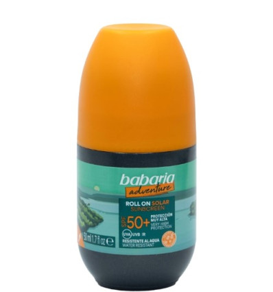 BABARIA ADVENTURE ROLLON SPF 50 PROTECCIÓN SOLAR 50 ml