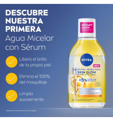 NIVEA SKIN GLOW AGUA MICELAR 400 ml NIVEA SKIN GLOW AGUA MICELAR 400 ml
