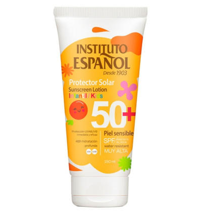 INSTITUTO ESPAÑOL PROTECTOR SOLAR KIDS SPF 50 PIEL SENSIBLE 150 ml
